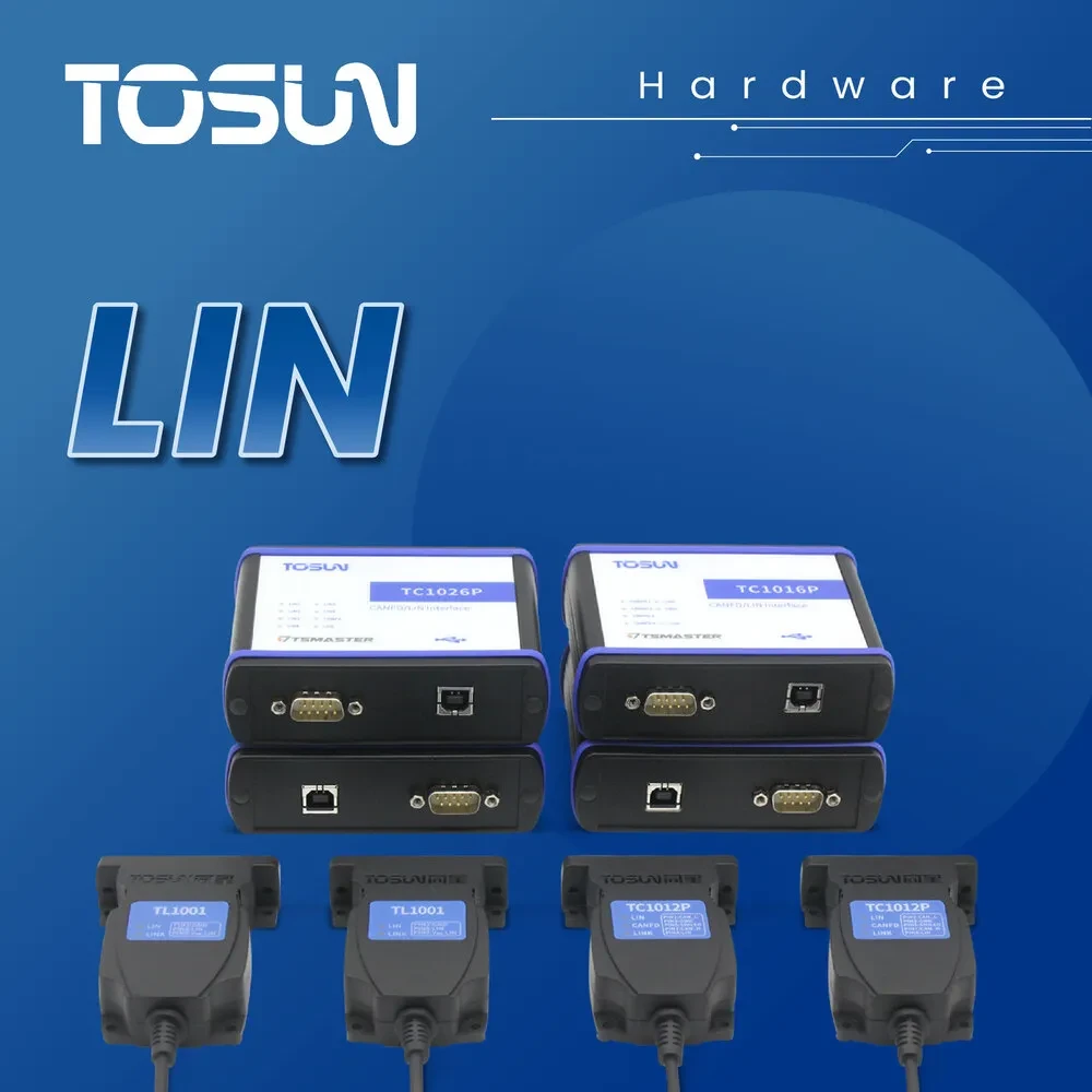 TOSUN Hardware LIN Product Category Portfolio Diagram