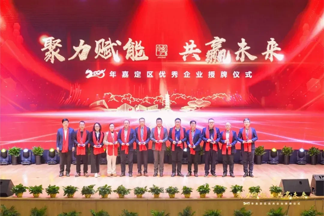 TOSUN同星与您的2025年度回忆册 13 2025年嘉定区优秀企业授牌仪式