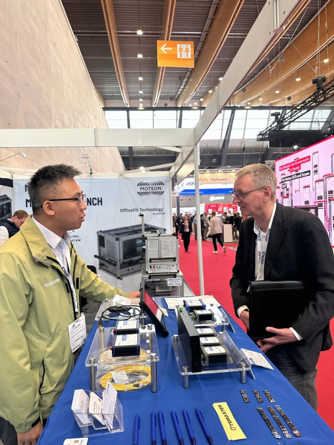 TOSUN booth site customers