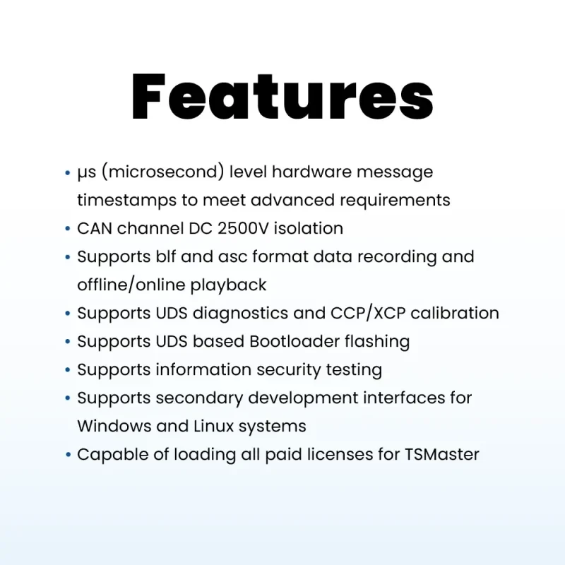 TTS1018 – 12路CAN FD转USB接口