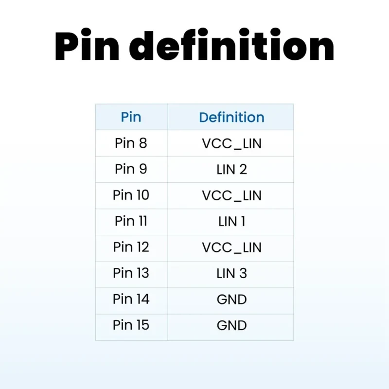 DB15 to 6-pin LIN Cable