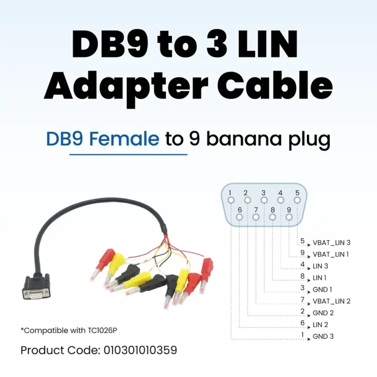 DB9 to 3-pin LIN Cable