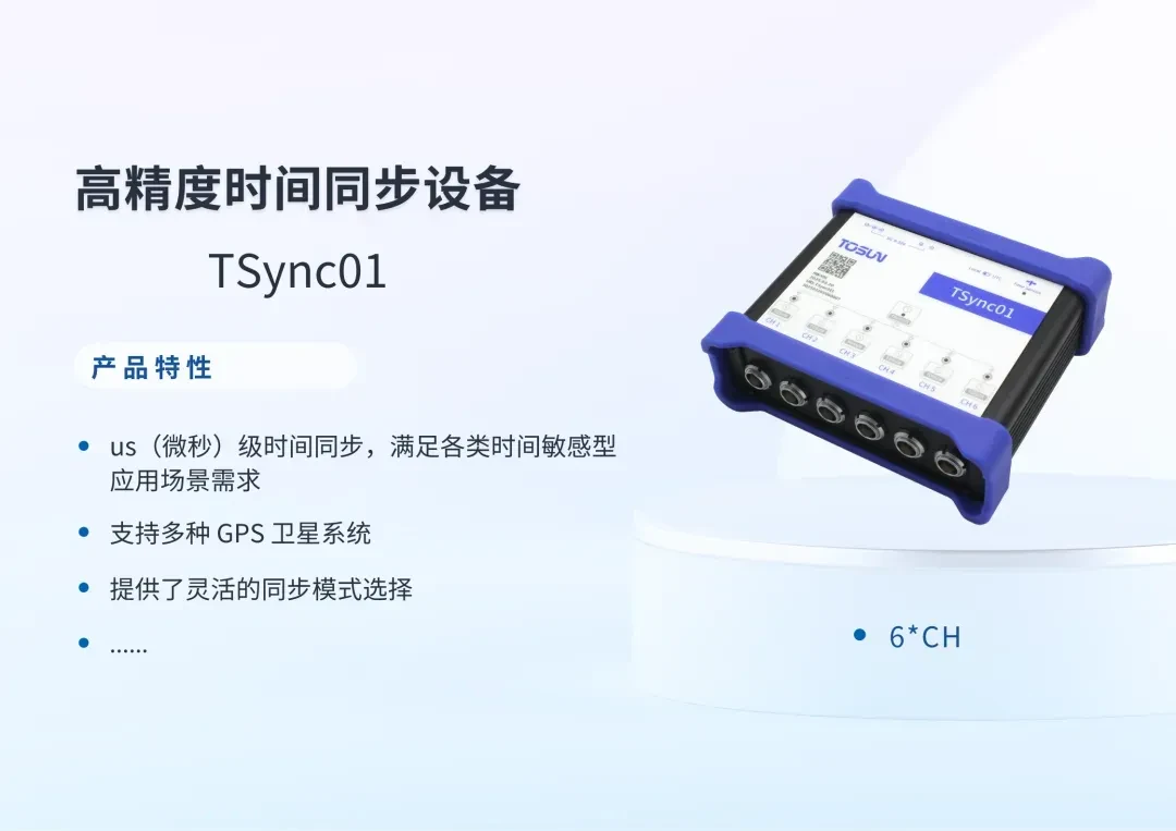 New Product Launch | TOSUN's TSync01 High-Precision Time Synchronization Device Debuts Hardware products 20251208 2 时间同步设备