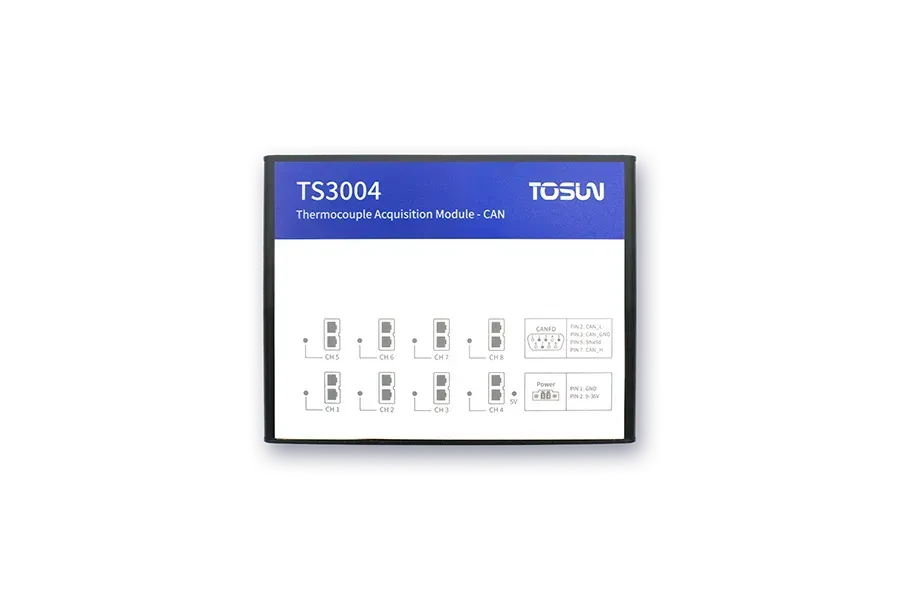 新品发布 | TS3004:8路热电偶采集设备 2 Hardware products 20251216 2 热电偶采集设备