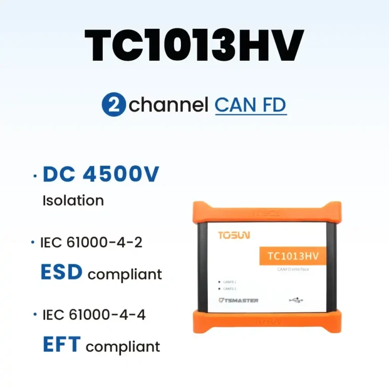 TC1013HV - 2 路 CAN FD 总线接口设备