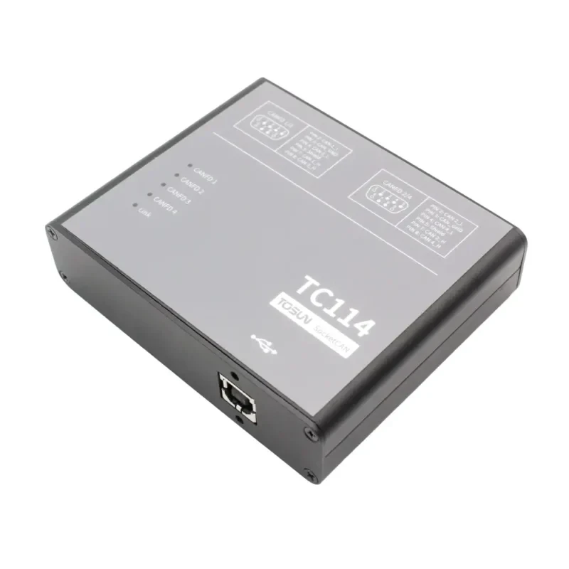 TC114 – 4 通道 CAN/CAN FD 通信工具