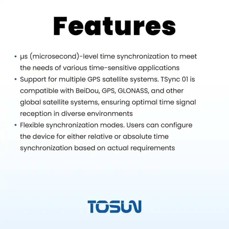 TSync01 – 高精度时间同步设备