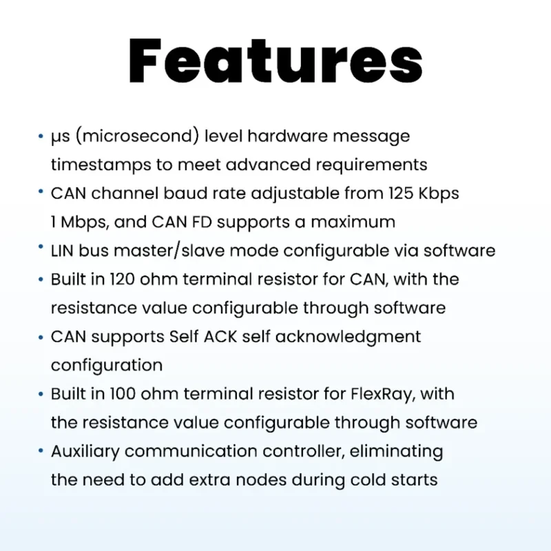 Tlog1039 – 12 路 CAN FD、10 路 LIN 與 4 路 Ethernet 多总线记录仪