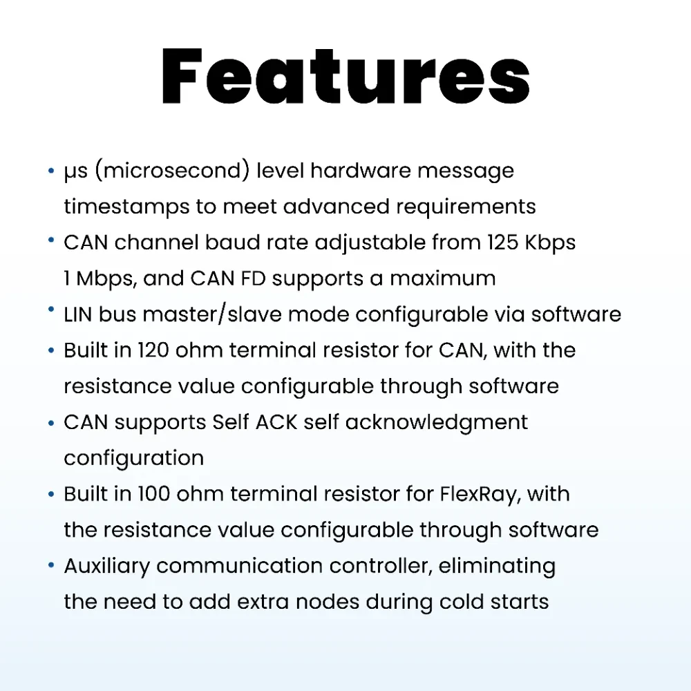 Tlog1039 - 12 路 CAN FD、10 路 LIN 與 4 路 Ethernet 多总线记录仪 2 Tlog1039 - 12 路 CAN FD、10 路 LIN 與 4 路 Ethernet 多总线记录仪