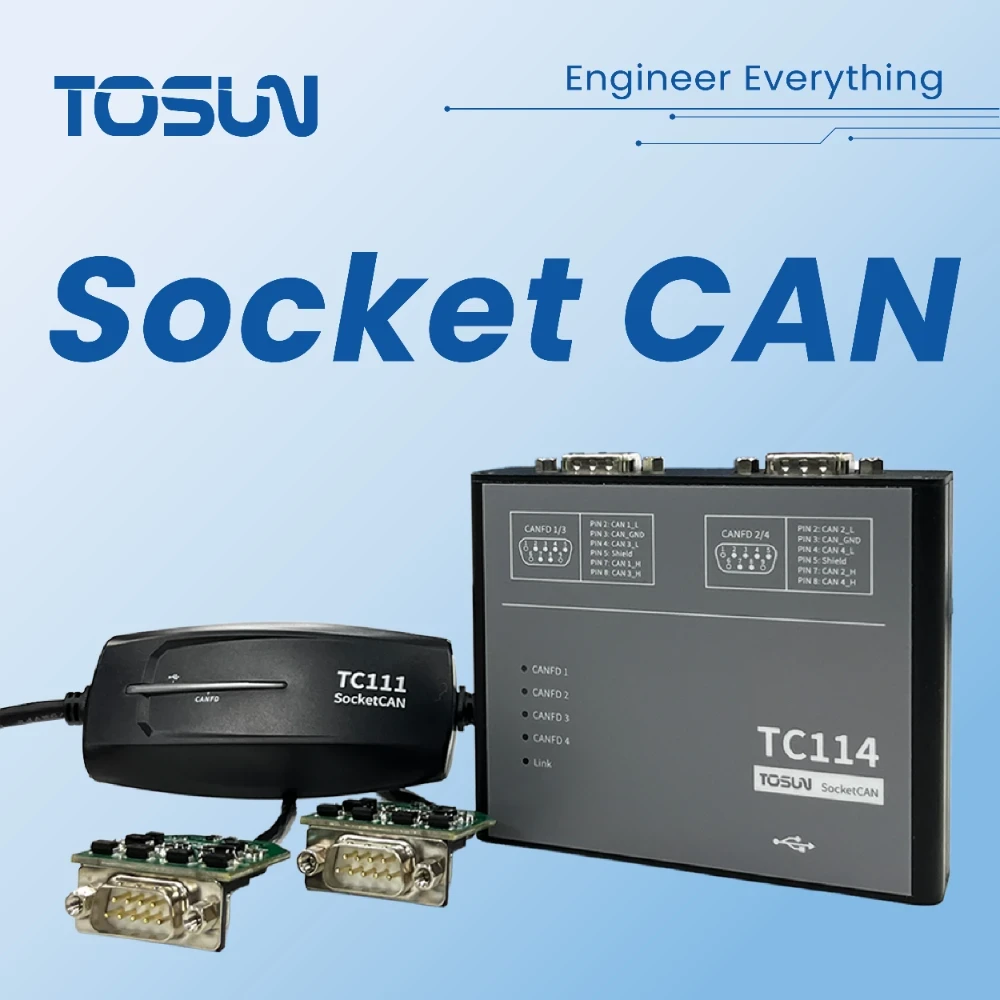 TOSUN Hardware Socket CAN Product Category Portfolio Diagram