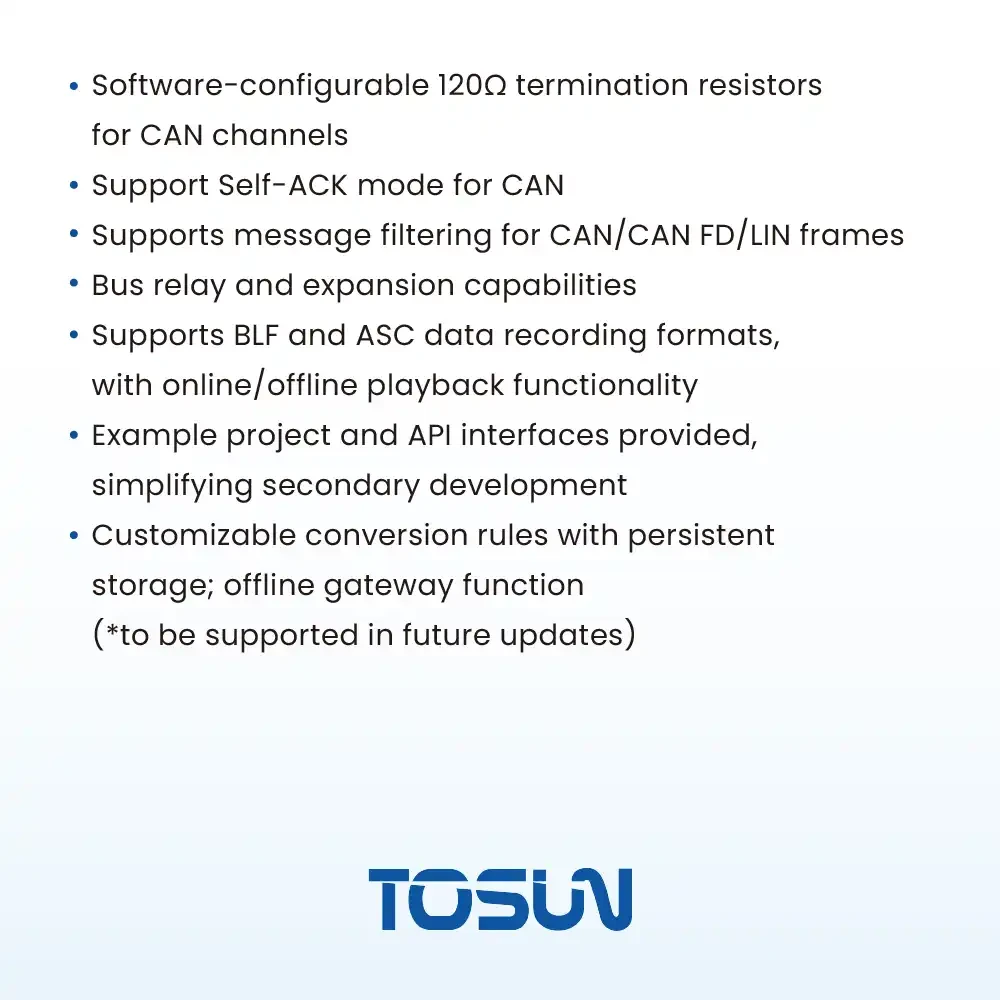 GW2208+ - CAN/CAN FD/LIN 网关设备 3 GW2208+ - CAN/CAN FD/LIN 网关设备