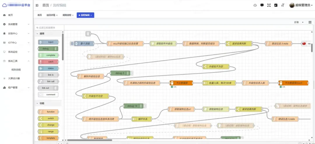 同星云平台 - 规则引擎与 Node-RED