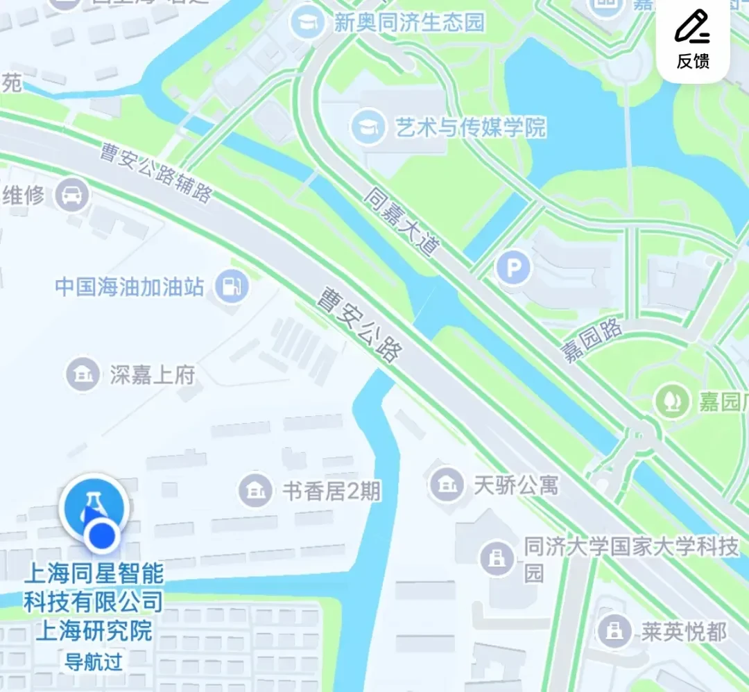 扎根嘉定再启新程!同星智能上海研发中心正式投入使用 2 同星智能上海研发中心地理位置导航图