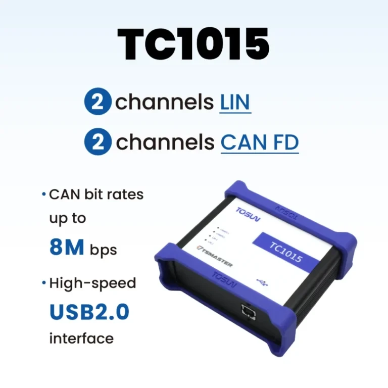 TC1015 - 多通道 CAN FD 和 LIN 总线接口设备