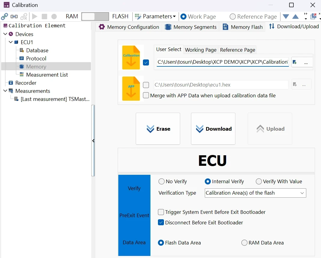 TSMaster CCP/XCP Calibration|ECU 测量与标定功能授权 7 XCP/CCP 刷写